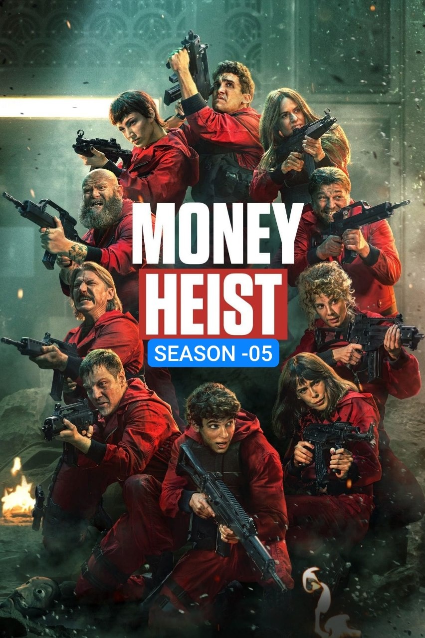 Money Heist S05 2021 Hindi English Dual Audio Completed Web Series HEVC ESub Movies4U.com