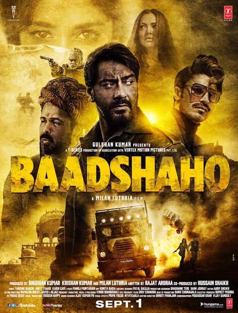 Baadshaho 2017 Bollywood Hindi Full Movie Movies4U.com