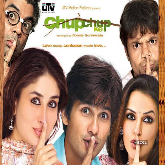 Chup Chup Ke 2006 Bollywood Hindi Full Movie WebRip Esub Movies4U.com