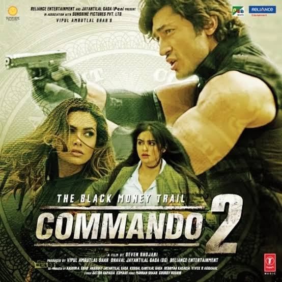 Commando 2 2017 Bollywood Hindi Full Movie HEVC 480p 720p 1080p Movies4U.com