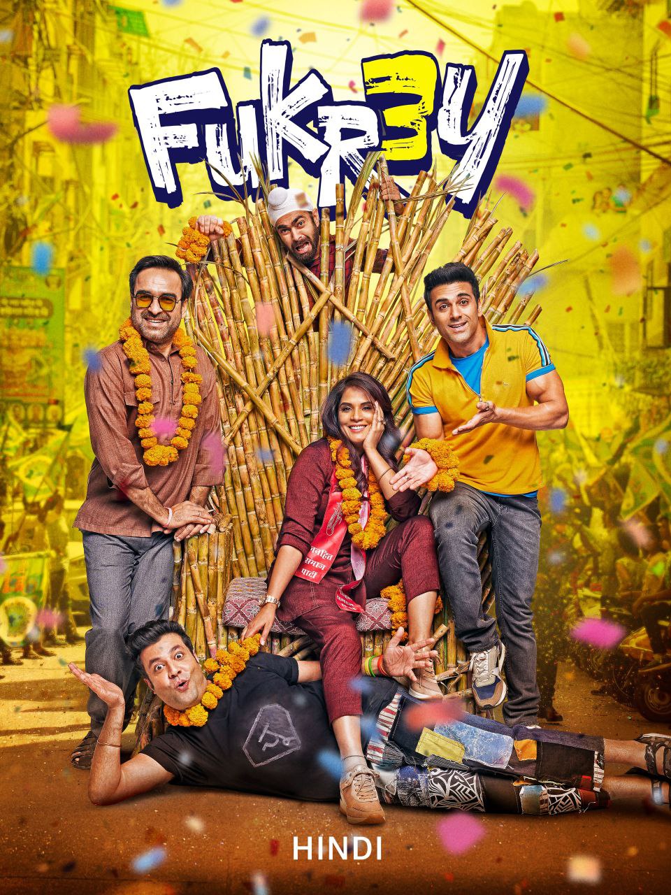 Fukrey 3 2023 Bollywood Hindi Movie HD ESub Movies4U.com
