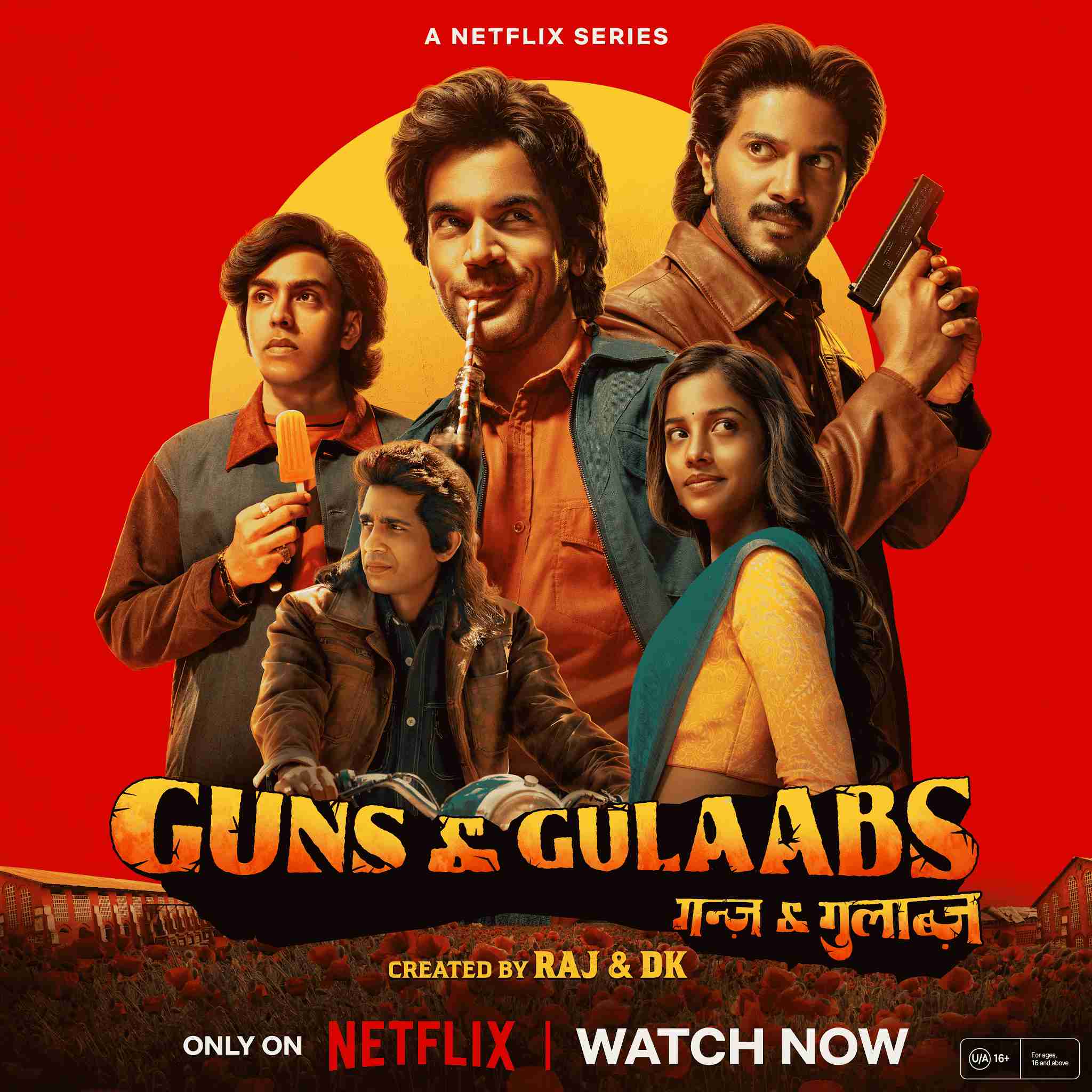 Guns and Gulaabs S1 2023 Hindi Completed Web Series HEVC ESub Movies4U.com