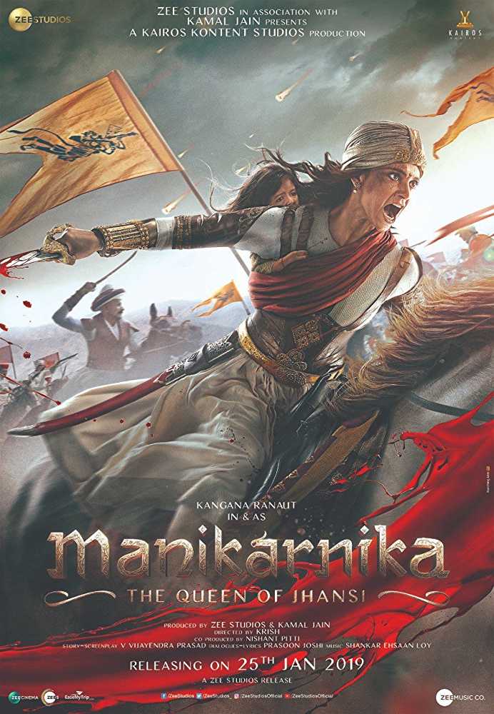 Manikarnika The Queen of Jhansi 2019 Bollywood Full Movie Movies4U.com