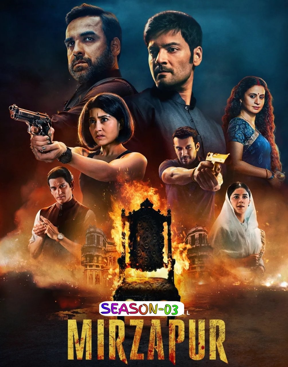 Mirzapur S03 2024 Hindi Completed Web Series HEVC ESub Movies4U.com