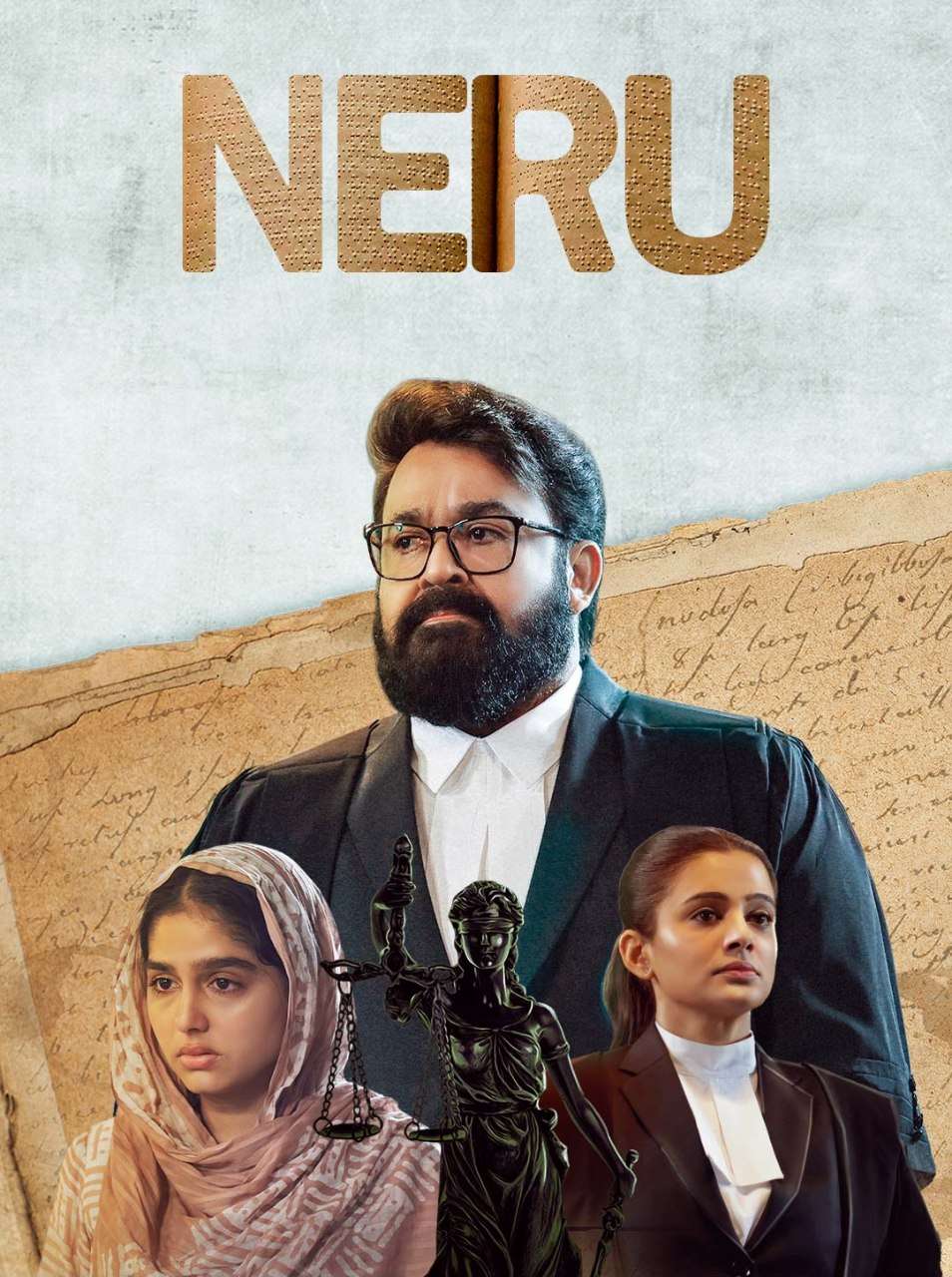Neru 2023 Hindi Malayalam Dual Audio South UnCut Movie HD ESub Movies4U.com