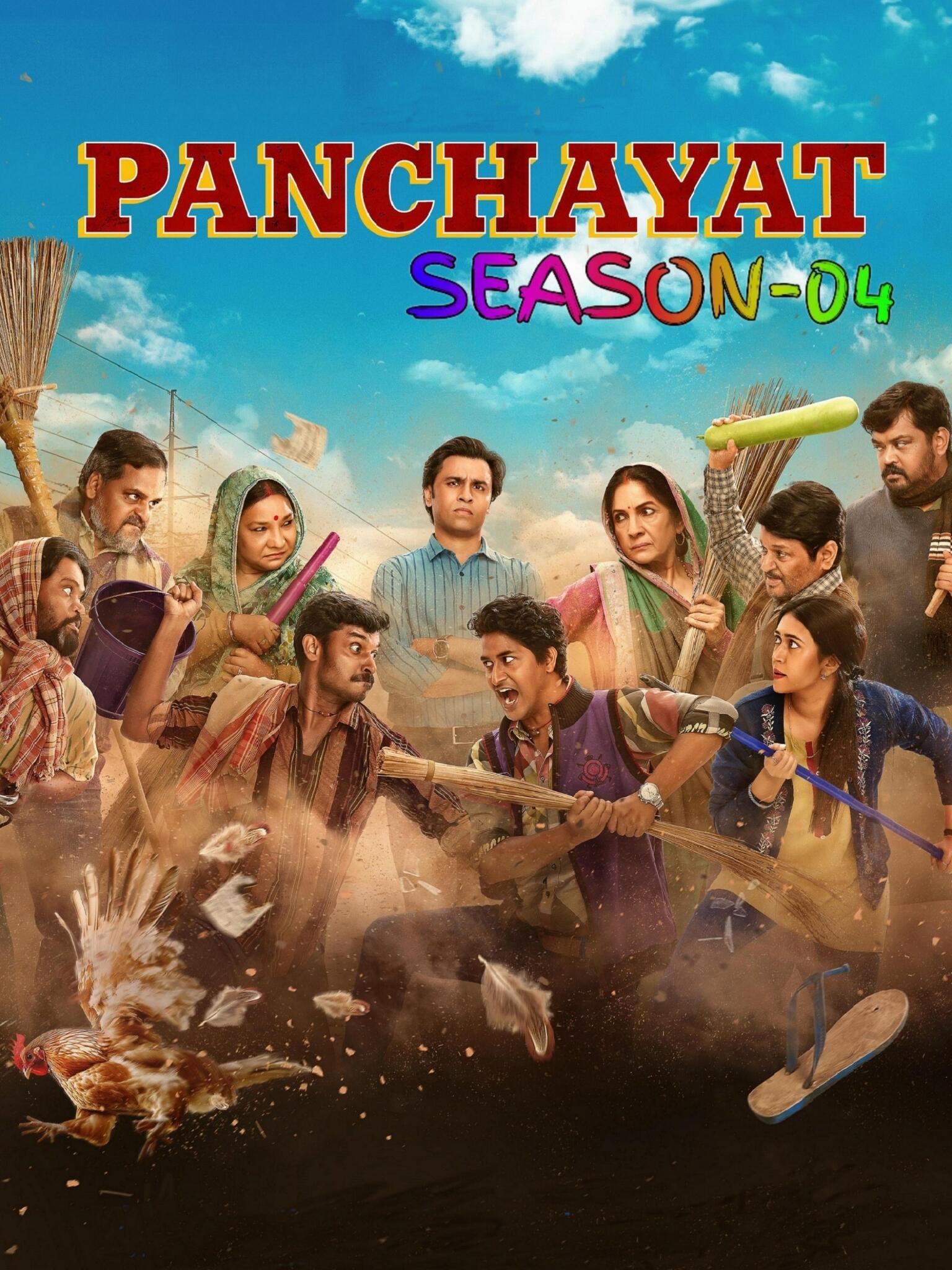 Panchayat S04 2025 Hindi Completed Web Series HEVC ESub Movies4U.com