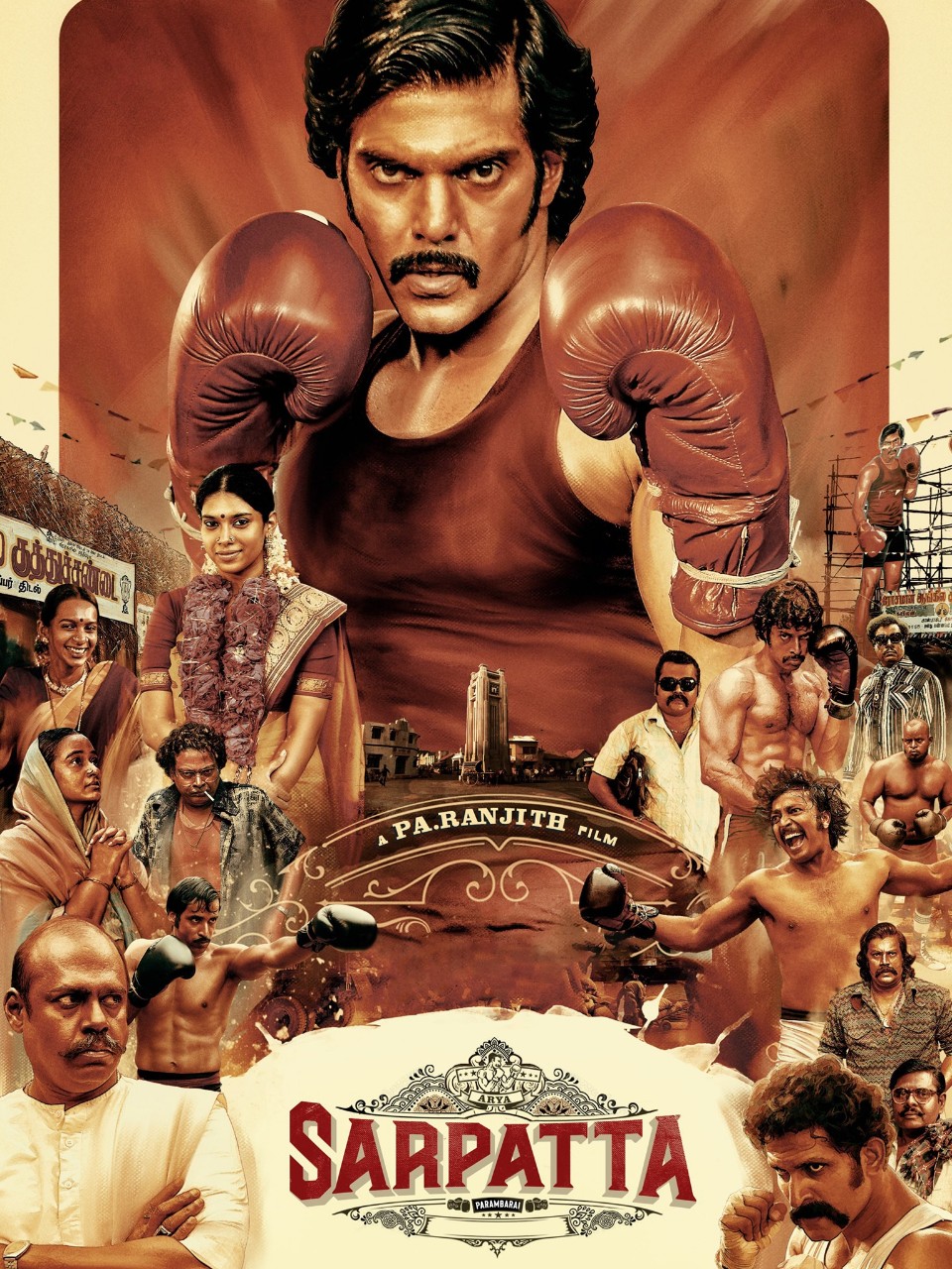 Sarpatta Parambarai 2021 Hindi Tamil Dual Audio UnCut Movie HD ESub Movies4U.com