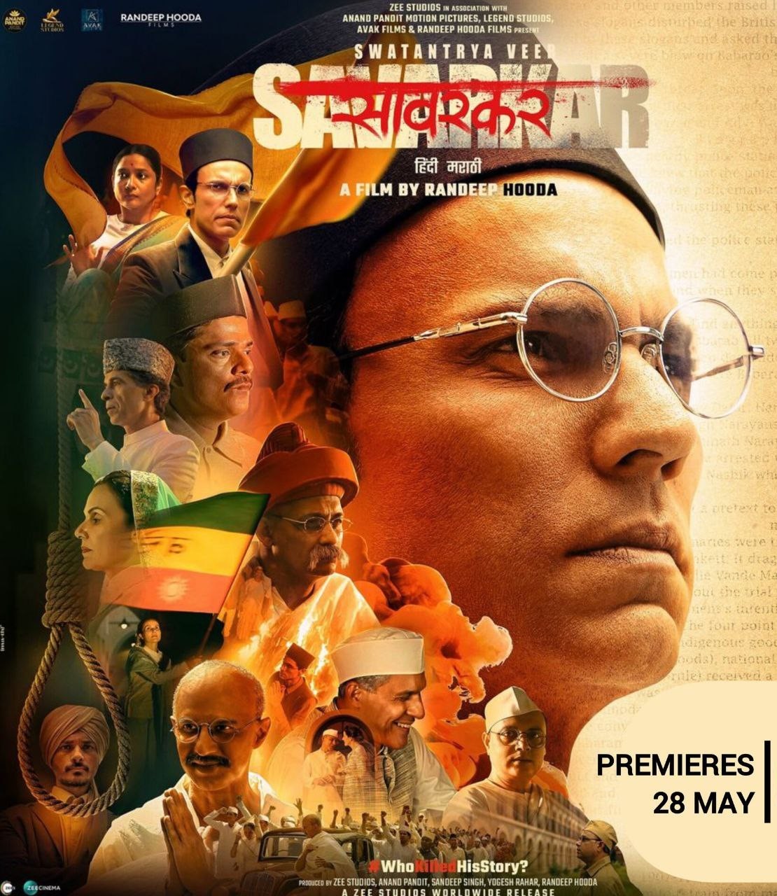 Swatantrya Veer Savarkar 2024 Bollywood Hindi Movie HD ESub Movies4U.com