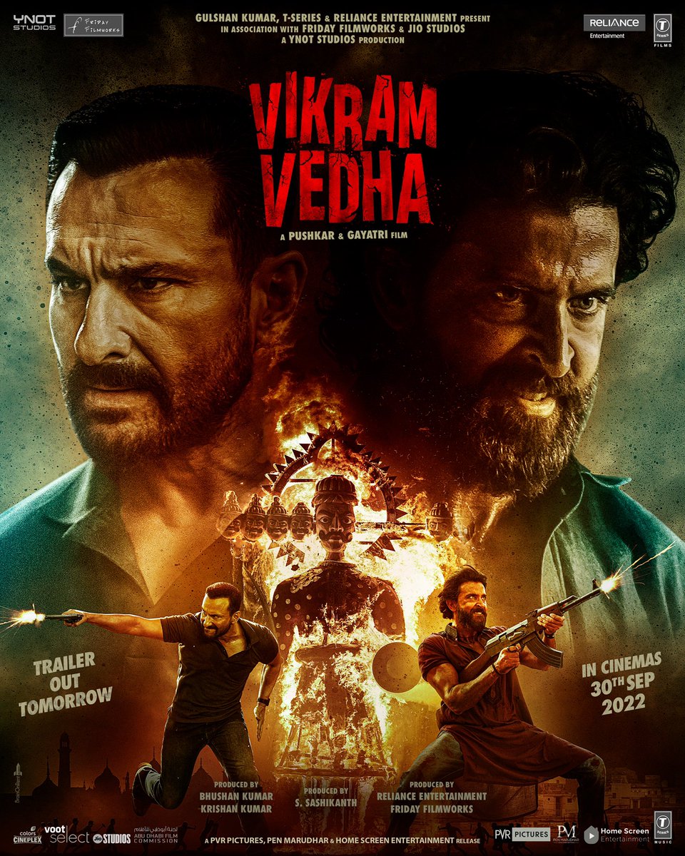 Vikram Vedha 2022 Bollywood Hindi Full Movie HD ESub Movies4U.com