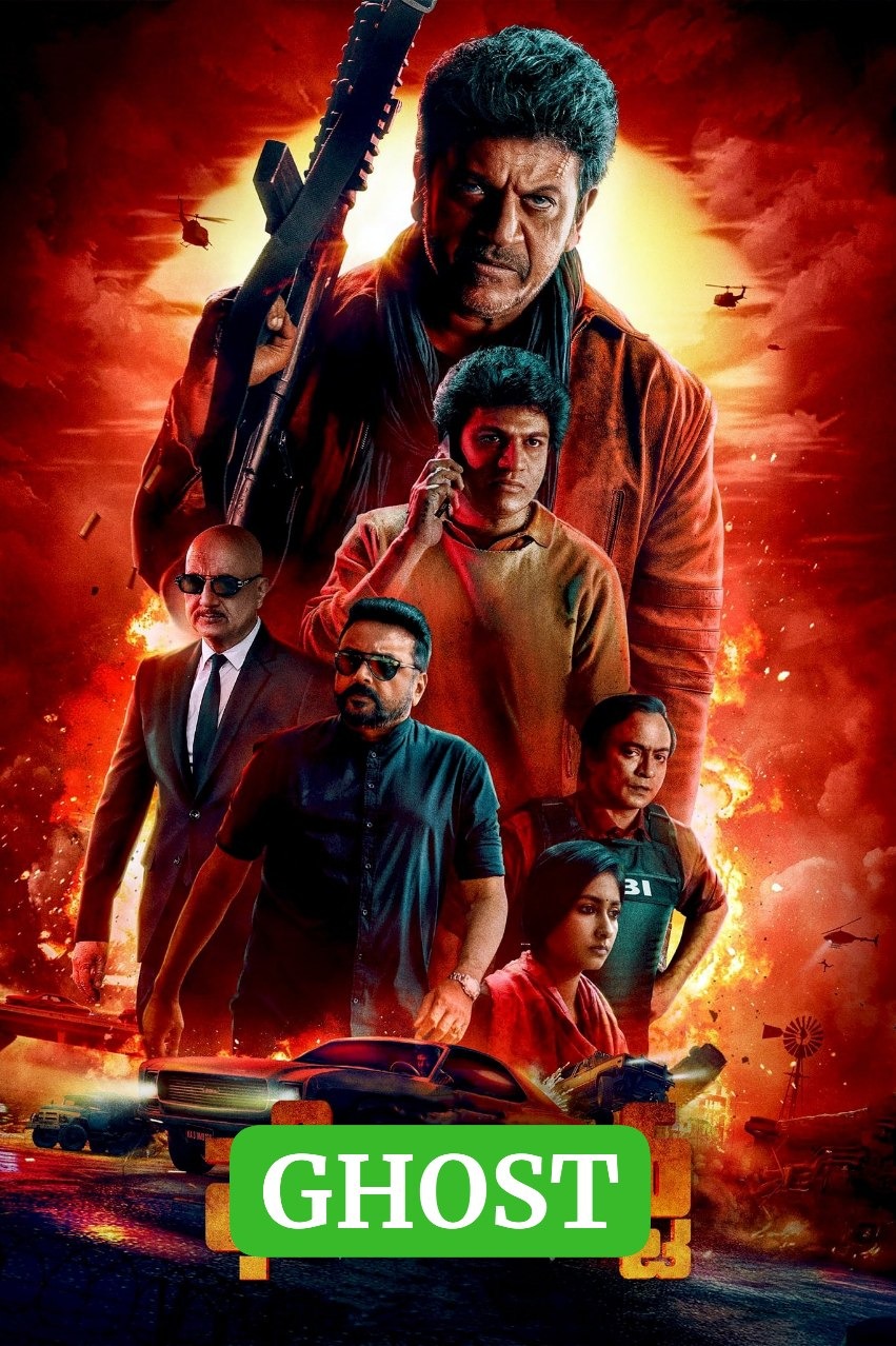 Ghost 2023 Hindi Kannada Dual Audio UnCut Movie HD ESub Movies4U.com