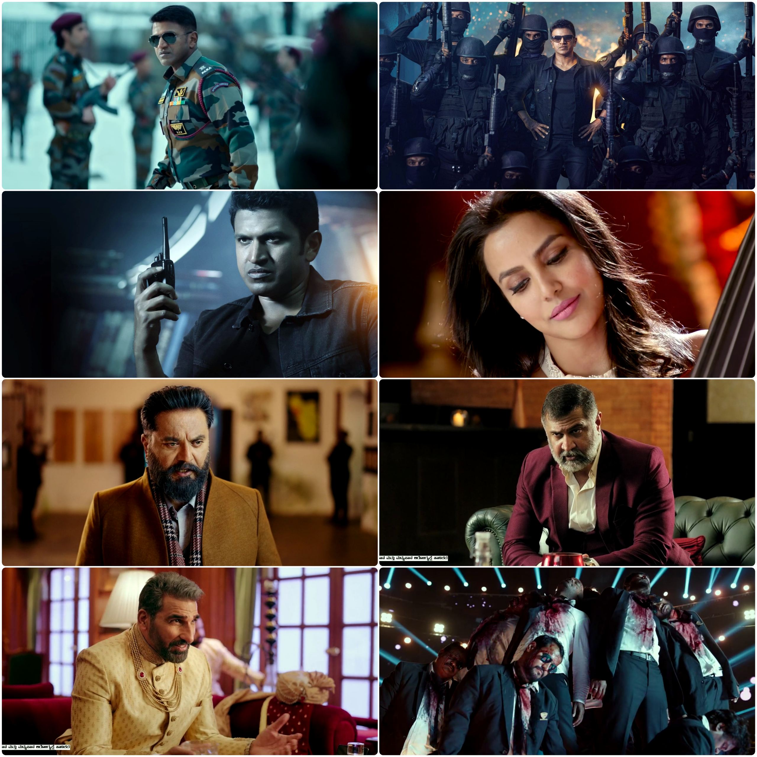 James 2022 Hindi Kannada Dual Audio UnCut South Movie HD ESub Movies4U screenshot