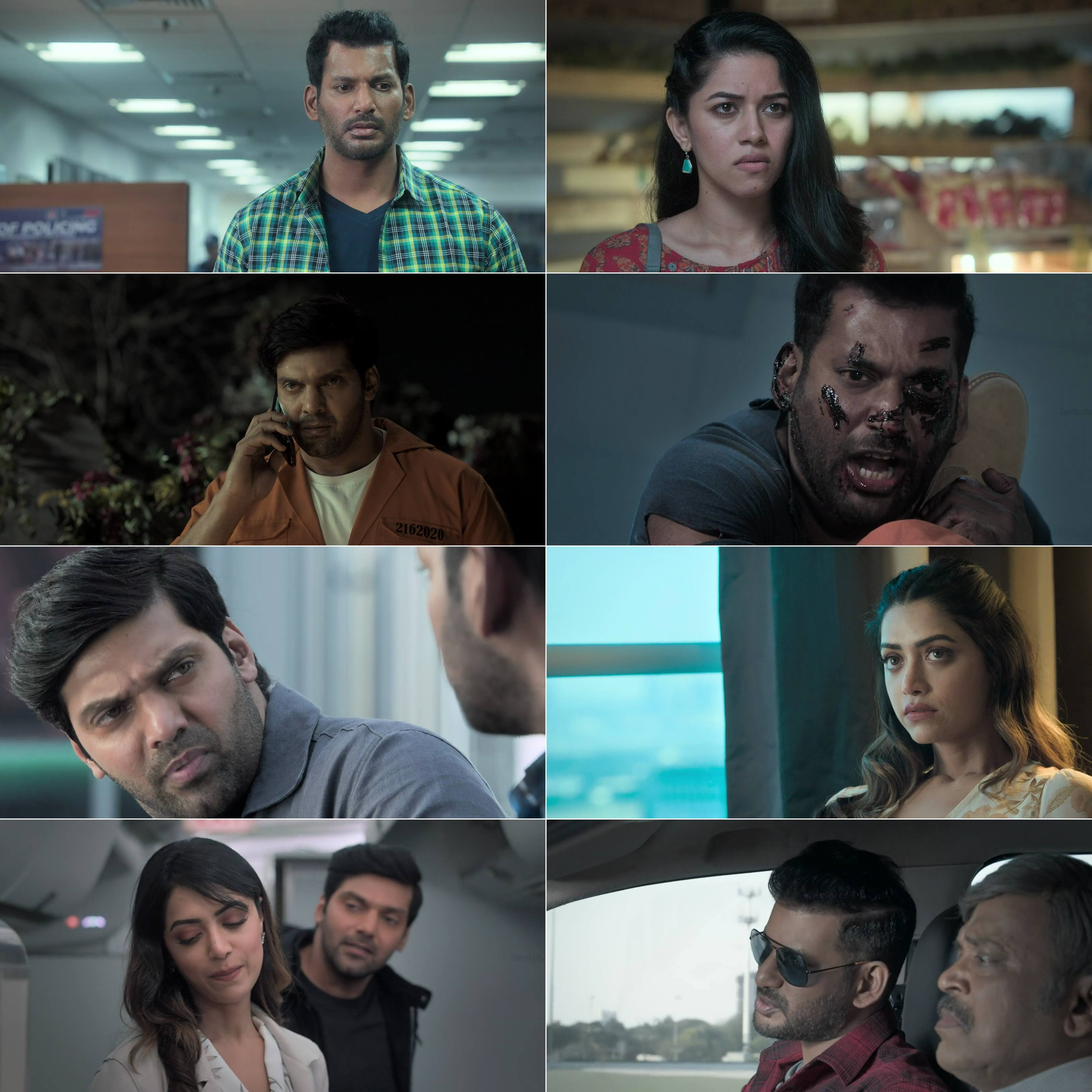 Enemy 2021 Hindi Tamil Dual Audio UnCut South Movie HD ESub Movies4U screenshot